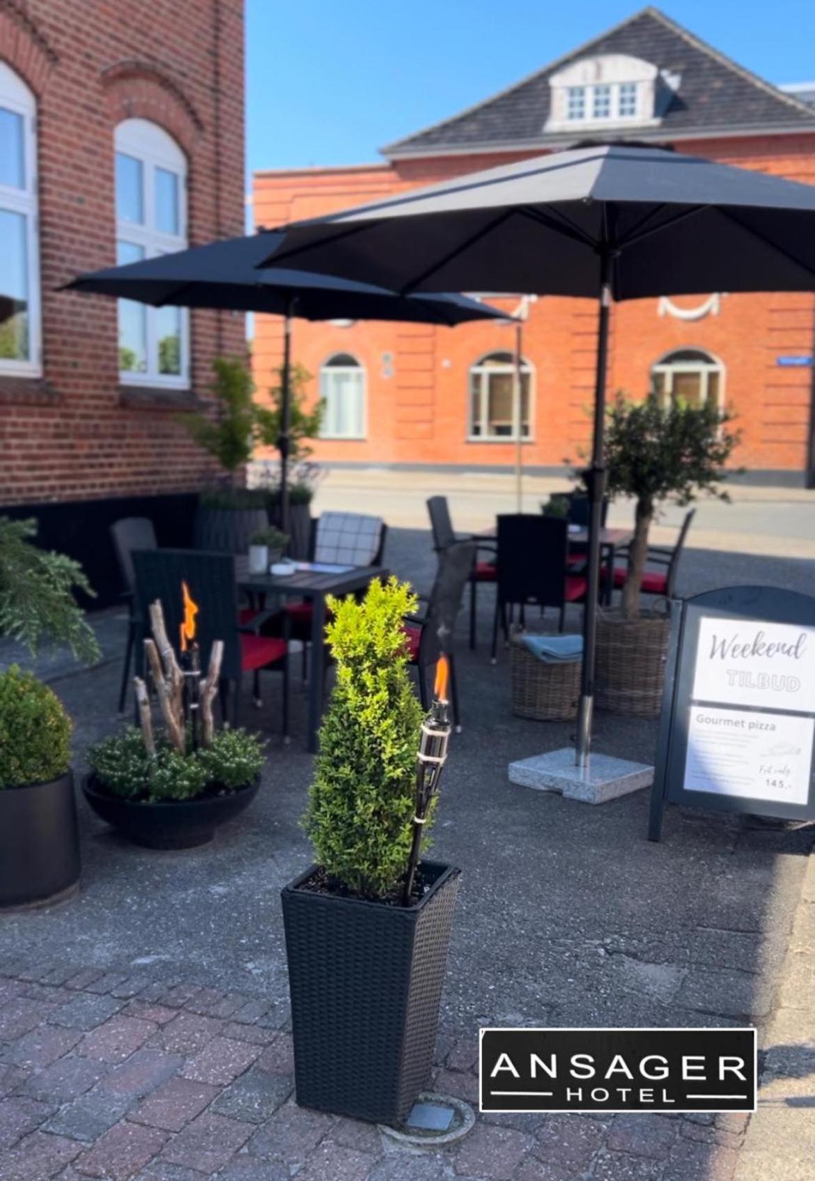 Ansager Hotel Og Hytteby Экстерьер фото